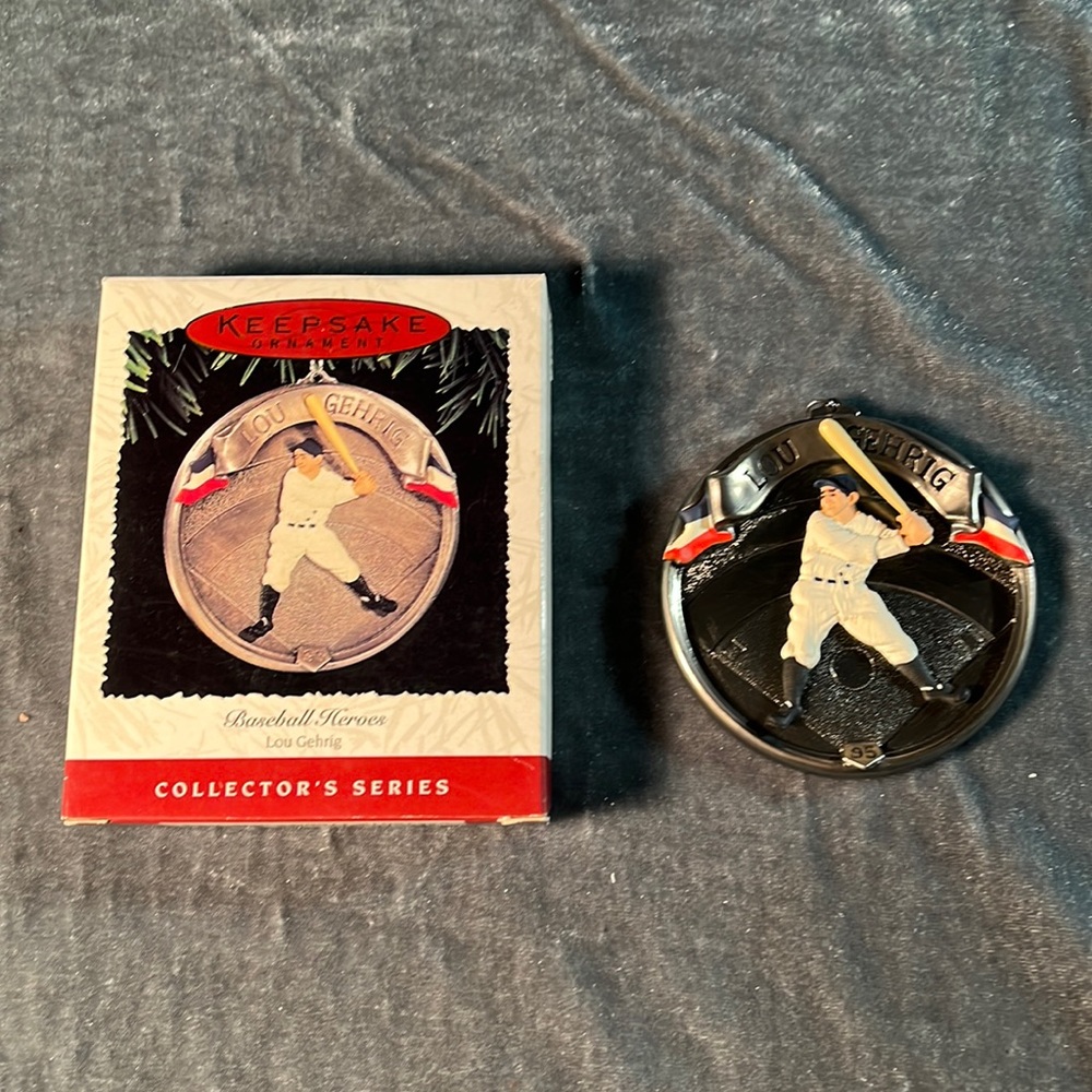 Lou Gehrig Hallmark Keepsake Ornament